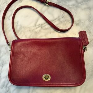 Vintage Coach Leather Bag